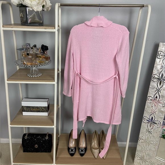 Pink Melville Ruffle Robe - Picture 3 of 5